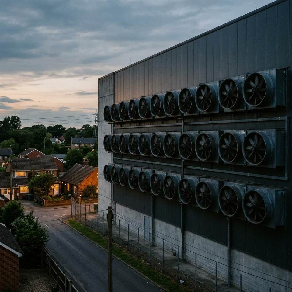 Noise and vibration near a home