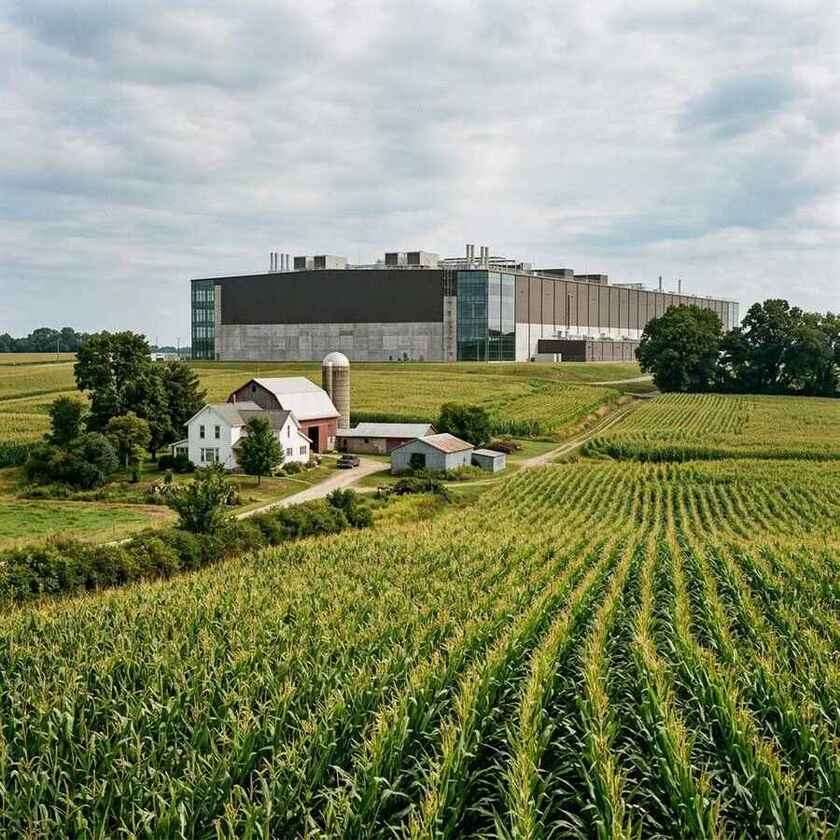 Ohio neighborhood near a data center