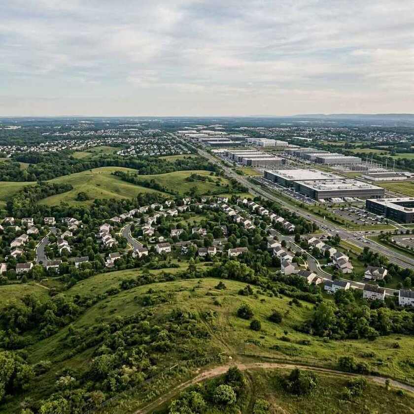 Virginia neighborhood near a data center